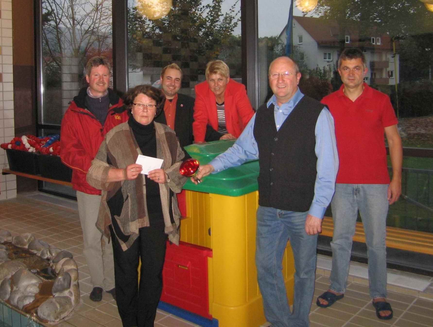 v.l. Bürgermeister Klemens Olbrich, Margit Stein, Christopher Diehl, Veronika Backes, Jürgen Lepper, Horst Möller v.l. Bürgermeister Klemens Olbrich, Margit Stein, Christopher Diehl, Veronika Backes, Jürgen Lepper, Horst Möller